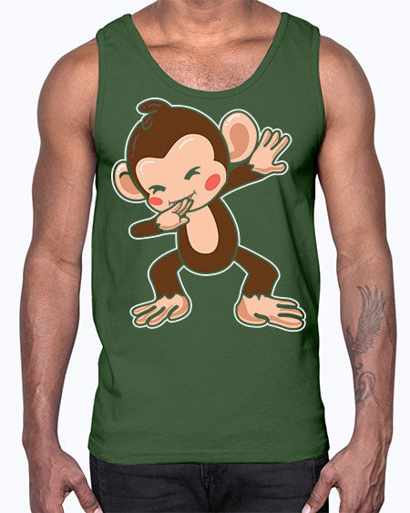 Dabbing Money 5#- monkey- Cotton Tank