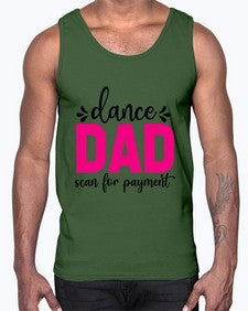 Dance dad scan for payment 86#- ballet- Cotton Tank