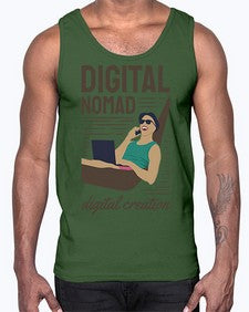 Digital Nomad Digital Creation 22#- internet- Cotton Tank