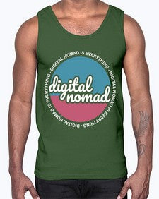 Digital Nomad is Everything 21#- internet- Cotton Tank