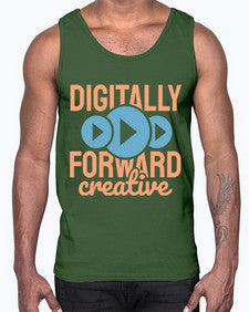 Digitally Forward Creative 17#- internet- Cotton Tank