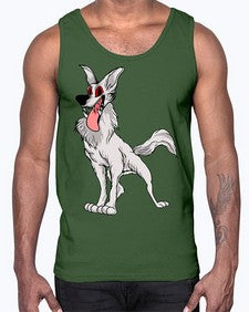 dog 109#- dogs- Cotton Tank