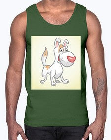 dog 114#- dogs- Cotton Tank