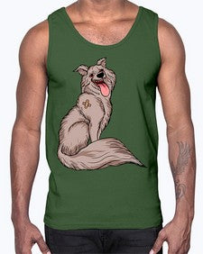 dog 98#- dogs- Cotton Tank