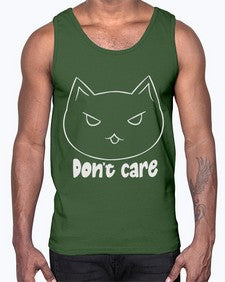 Dont Care- cats- Cotton Tank