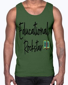 Educational Rockstar 46#- teacher- Cotton Tank