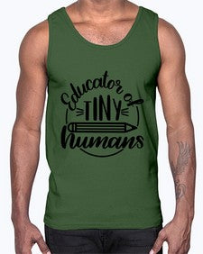 Educator Of Tiny Humans Style 745#- teacher- Cotton Tank