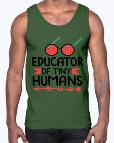 Educator of Tiny Humans 49#- teacher- Cotton Tank