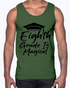 Eighth Grade Is Magical 52#- eighth grade- Cotton Tank