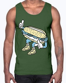 Enjoy bite me 119#- cartoon food- Cotton Tank