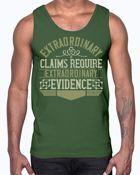 Extraordinary claims require extraordinary evidence 293#- general science- Cotton Tank