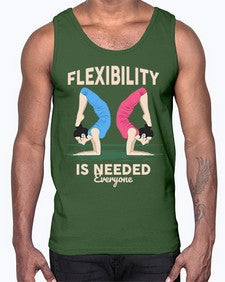 Flexibility is Needed 218#- yoga- Cotton Tank