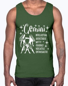 Gemini 221#- gemini- Cotton Tank