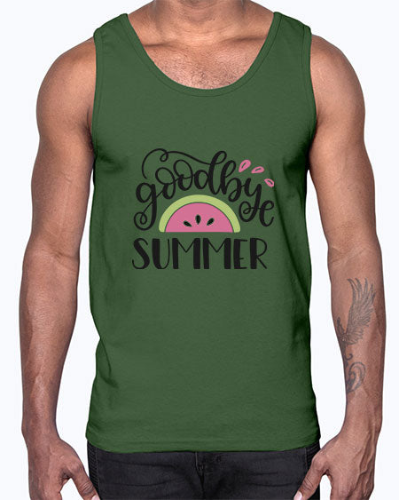 Goodbye summer 100#- summer- Cotton Tank