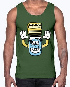 Happy me 136#- cartoon food- Cotton Tank