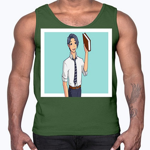Happy teacher 185#- anime- Cotton Tank