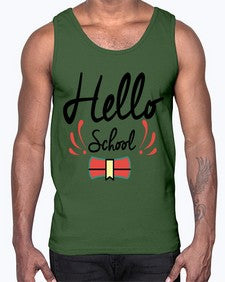 Hello School 319#- general school- Cotton Tank