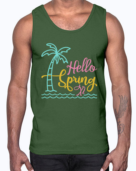 Hello Spring x Style 64#- summer- Cotton Tank