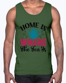 Home Is Where The Tea Is 1056#- tea- Cotton Tank