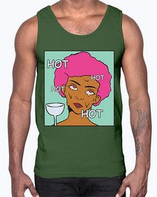 Hot 536#- art pop art- Cotton Tank