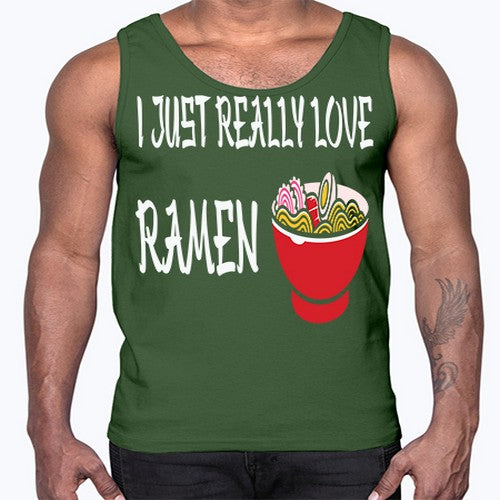 I Just Love Ramen Japanese Anime 238#- anime- Cotton Tank