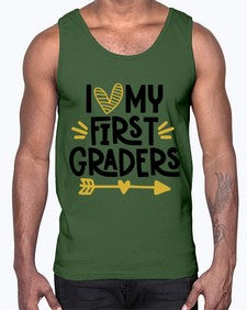 I Love My First 365#- first grade- Cotton Tank