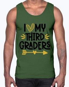 I Love My Third 368#- third grade- Cotton Tank