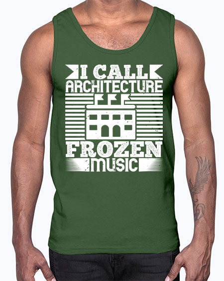 I call architecture frozen music Style 189#- architect- Cotton Tank