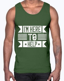 Im Here to Help Style 46#- volunteer- Cotton Tank