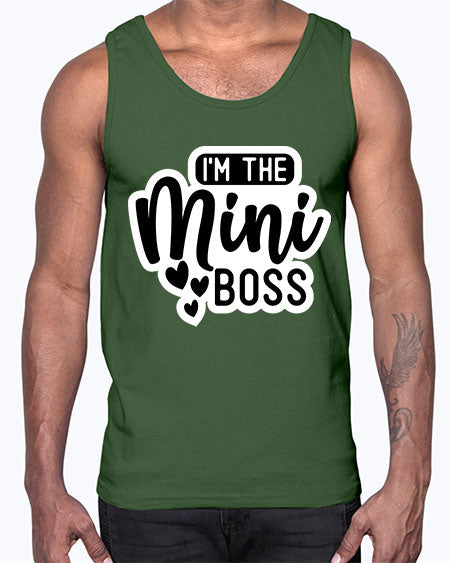 Im The Mini Boss 350#- baby- Cotton Tank