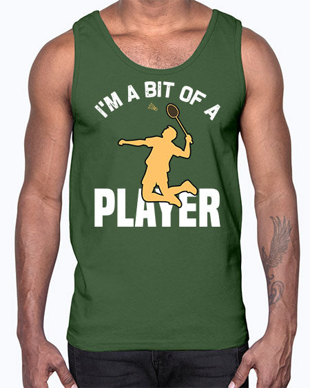 Im a bit 1071#- badminton- Cotton Tank