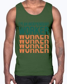 Im an Independent Worker 13#- internet- Cotton Tank