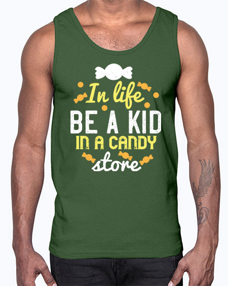 In life be a kid in a candy store Style 122#- kids- Cotton Tank
