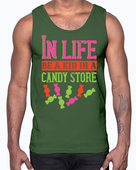 In life be a kid in a candy store Style 123#- kids- Cotton Tank