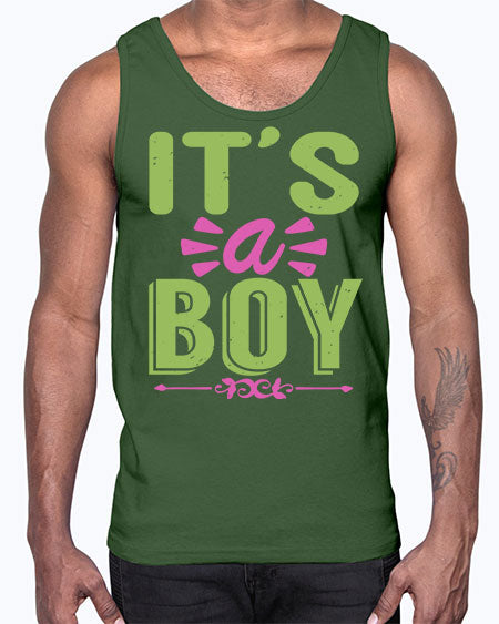 Its A Boy Style 130#- baby- Cotton Tank