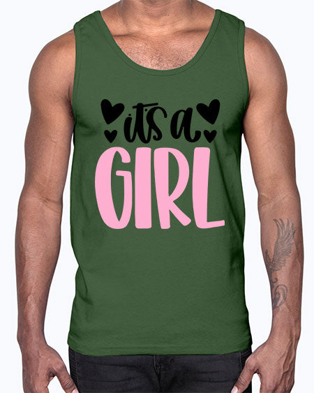 Its A Girl Style 356#- baby- Cotton Tank
