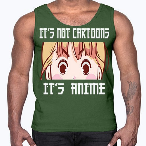 Its Not Cartoons Its Anime Anime 255#- anime- Cotton Tank