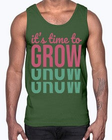 Its Time to Grow 9#- internet- Cotton Tank