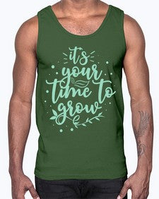 Its Your Time to Grow 8#- internet- Cotton Tank