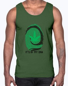 Its in my DNA 680#- marijuana- Cotton Tank