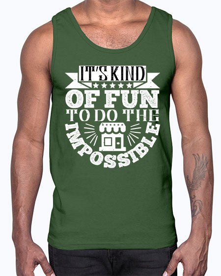Its kind of fun to do the impossible Style 251#- architect- Cotton Tank