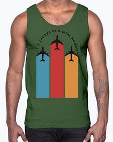 Its the Era of Digital Nomad 10#- internet- Cotton Tank