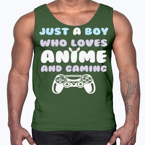 Just A Boy Who Loves 261#- anime- Cotton Tank
