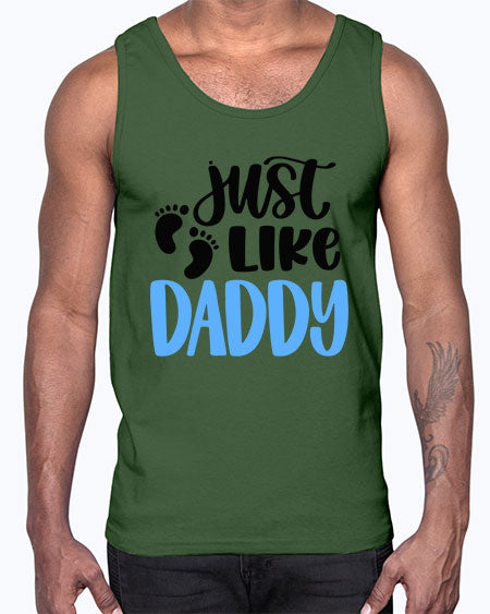 Just Like Daddy Style 357#- baby- Cotton Tank