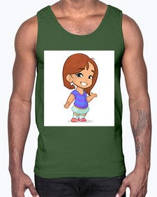 Kid 150#- cartoon general- Cotton Tank