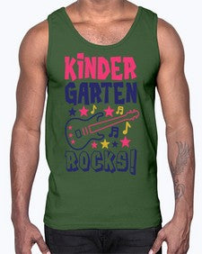 Kindergarten Rocks 433#- kindergarten- Cotton Tank