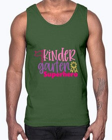 Kindergarten Superhero 440#- kindergarten- Cotton Tank