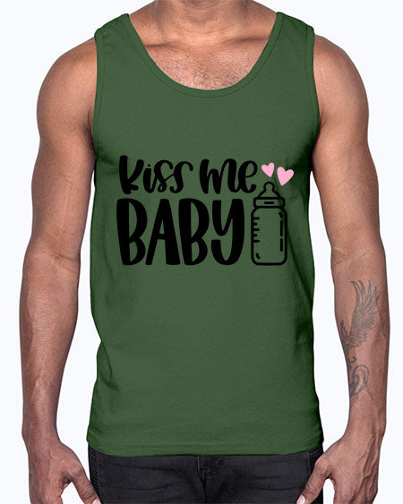 Kiss Me Baby Style 360#- baby- Cotton Tank