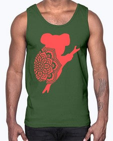 KoalaMandala 712#- mandala- Cotton Tank