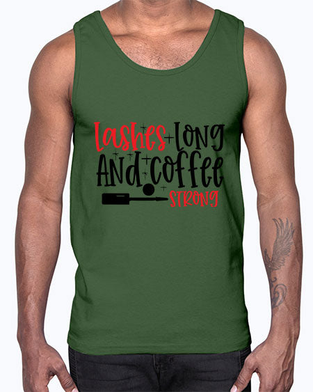 Lashes Long And Coffee Strong Style 232#-makeup Cotton Tank
